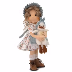 Stor handgjord docka 38 cm Algoria