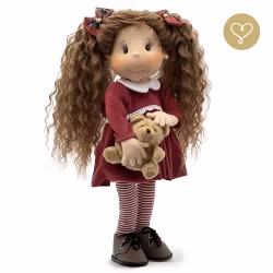 Stor handgjord docka 38 cm Betty