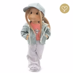 Stor handgjord docka 38 cm Sonia