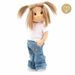 Stor handgjord docka 38 cm Veronica