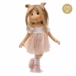 Stor handgjord docka 38 cm Maja