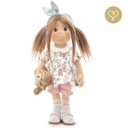 Stor handgjord docka 38 cm Liv