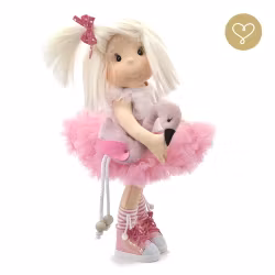 Stor handgjord docka 38 cm Ramona