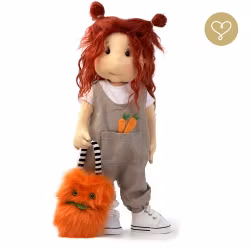 Stor handgjord docka 38 cm Carmen