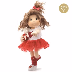 Stor handgjord docka 38 cm Walentina