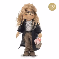 Stor handgjord docka 38 cm Birgitta