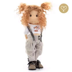 Stor handgjord docka 38 cm Nelly