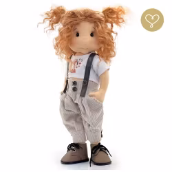 Stor handgjord docka 38 cm Nelly