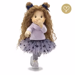 Stor handgjord docka 38 cm Charlotta