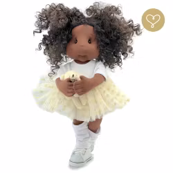 Stor handgjord docka 38 cm Samantha