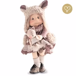 Stor handgjord docka 38 cm Ilona