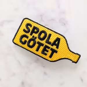 Tygmärke "Spola Götet"