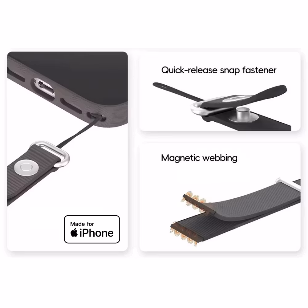 Light Gray - Crossbody Strap • Axelrem