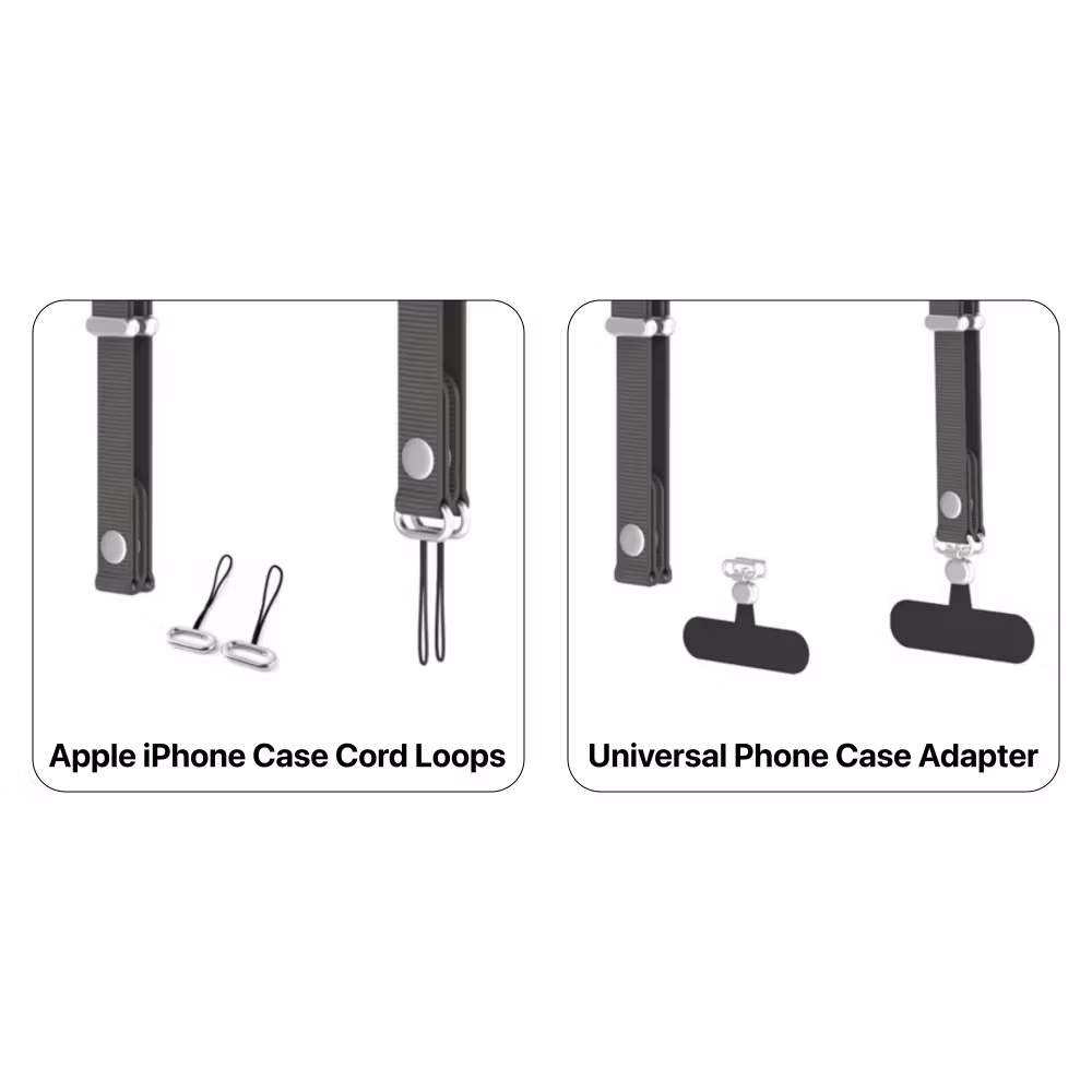 Light Gray - Crossbody Strap • Axelrem