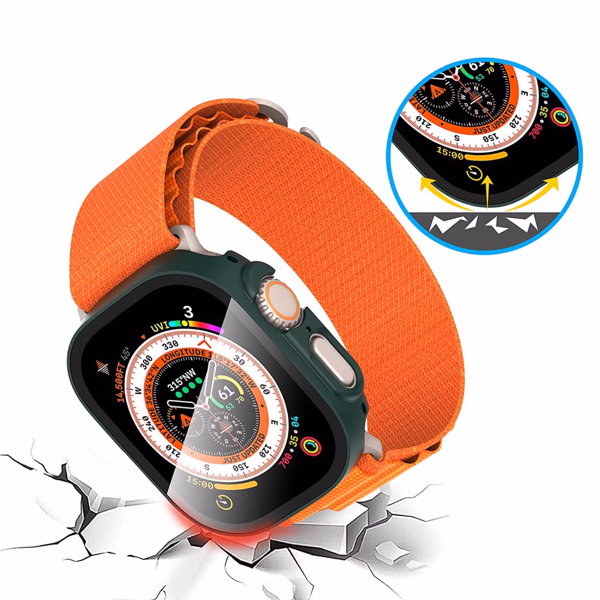 Dark Green • Apple Watch Ultra Skal