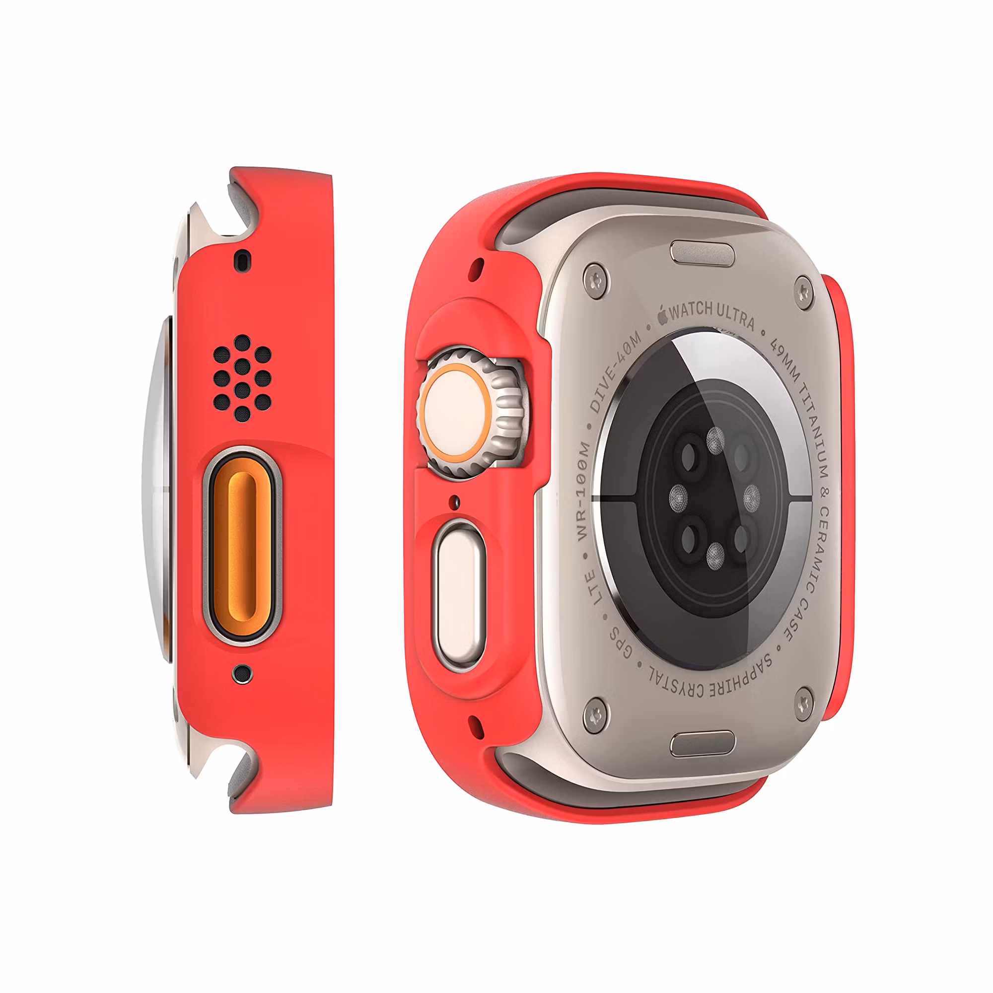 Red • Apple Watch Ultra Skal