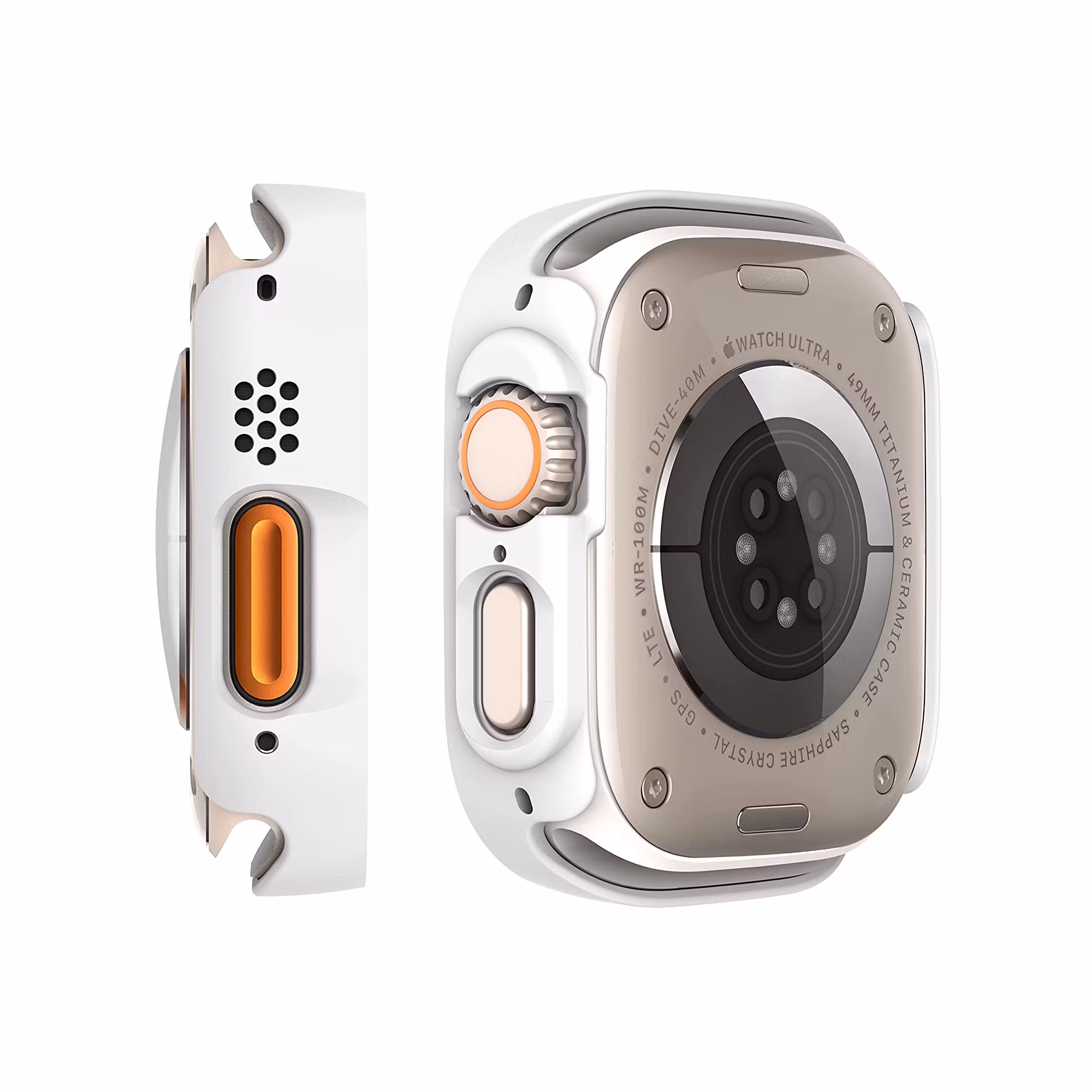 White • Apple Watch Ultra Skal