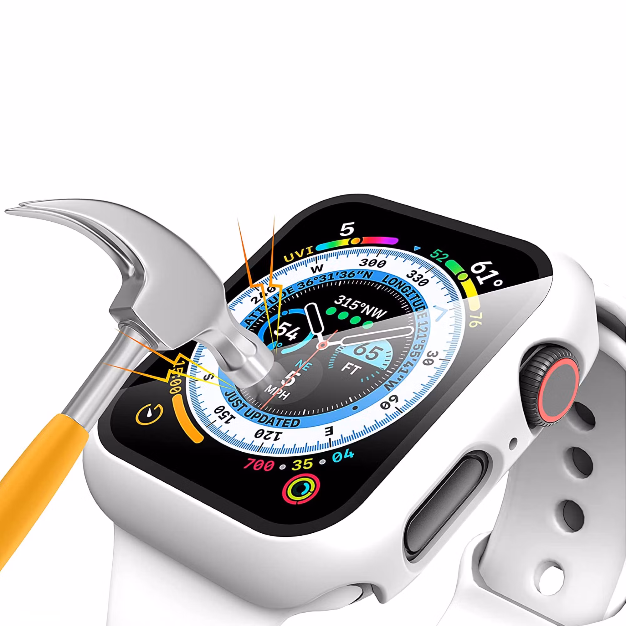 White • Apple Watch Skal