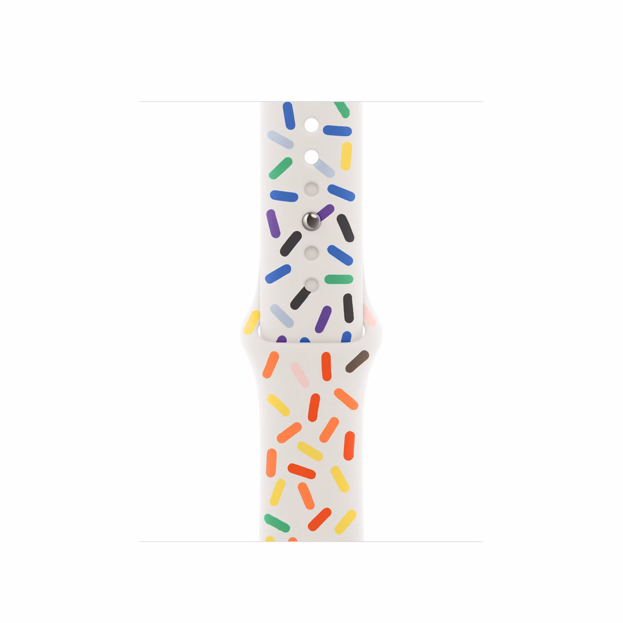 Pride Sprinkles / White - Silicone Band • Apple Watch Armband