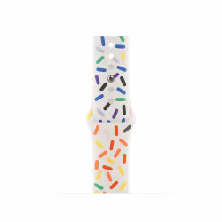 Pride Sprinkles / White - Silicone Band • Apple Watch Armband