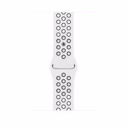 Summit White / Black - Sport Band • Apple Watch Armband