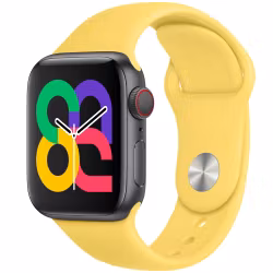 Canary Yellow - Silicone Band • Apple Watch Armband