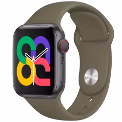 Khaki - Silicone Band • Apple Watch Armband