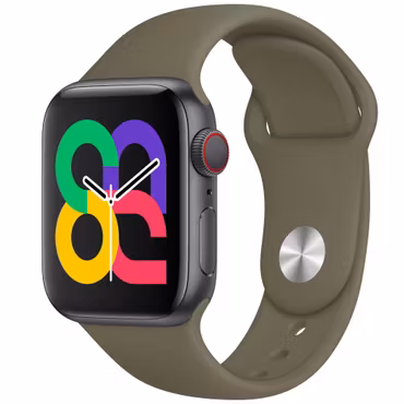 Khaki - Silicone Band • Apple Watch Armband