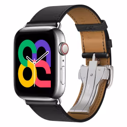 Noir - Deployment Buckle • Apple Watch Armband