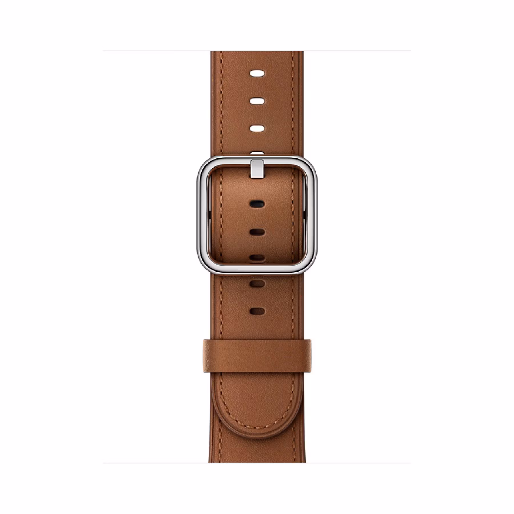 Brown - Square Buckle • Apple Watch Armband
