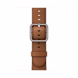 Brown - Square Buckle • Apple Watch Armband