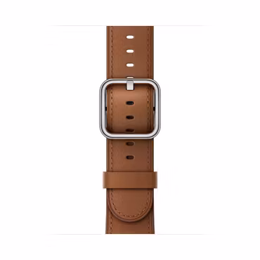 Brown - Square Buckle • Apple Watch Armband