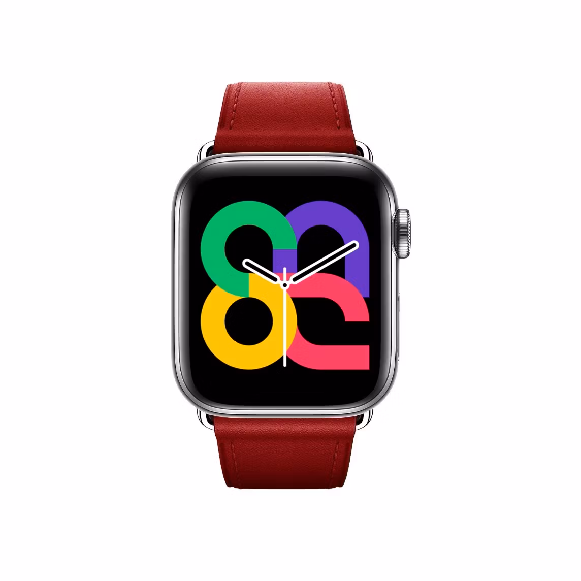 Red - Square Buckle • Apple Watch Armband
