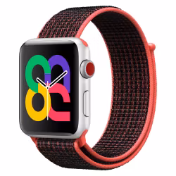 Crimson Black - Sport Loop • Apple Watch Armband