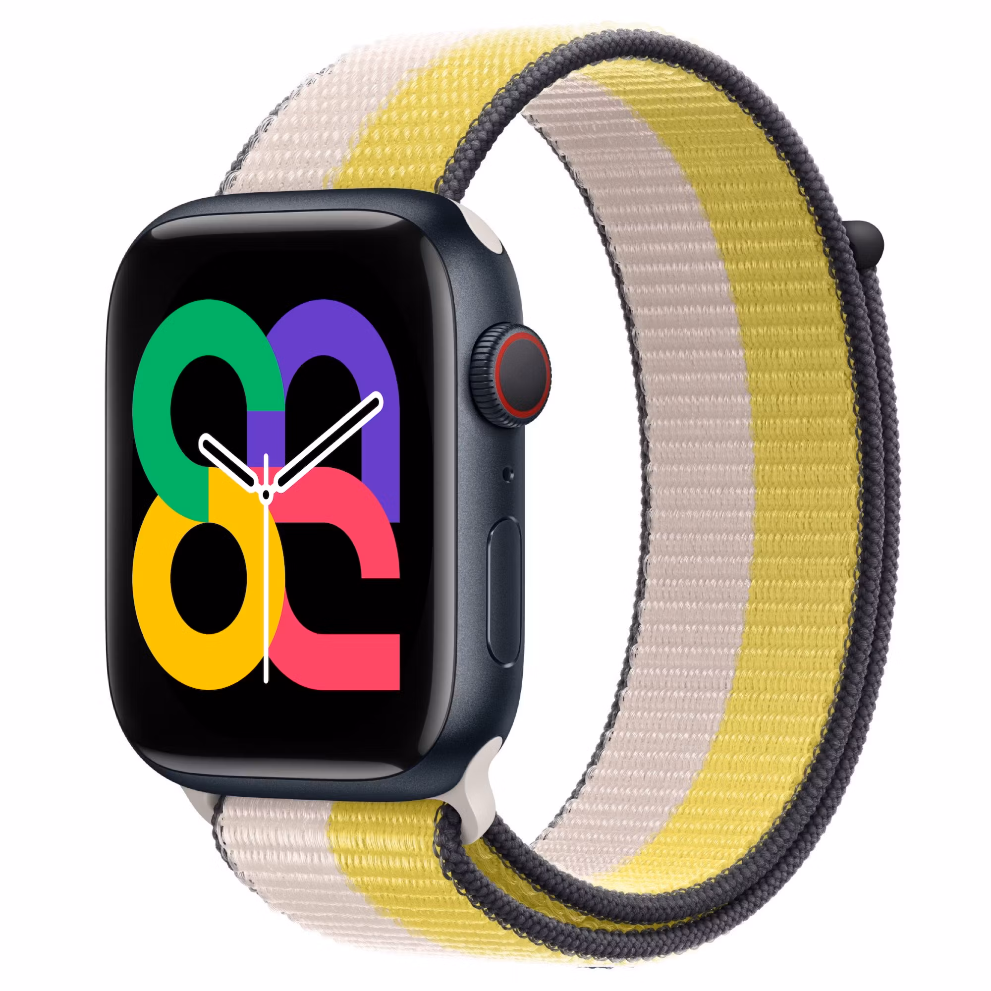 Oat Milk / Lemon Zest - Sport Loop • Apple Watch Armband