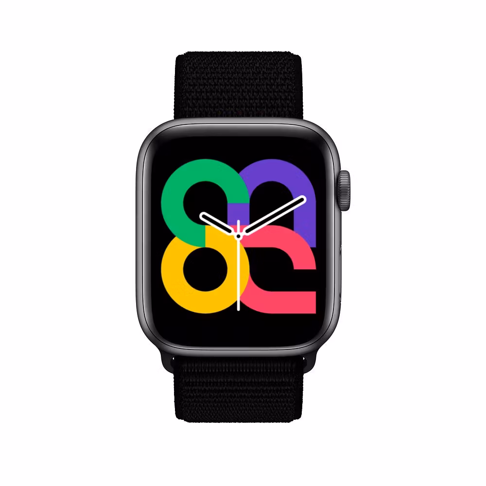 Pitch Black - Sport Loop • Apple Watch Armband
