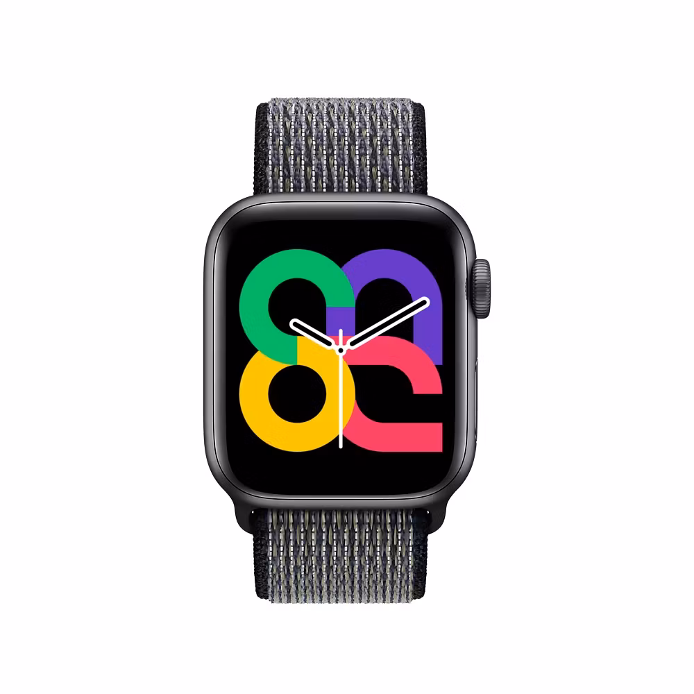 World Indigo / Lime Blast - Sport Loop • Apple Watch Armband