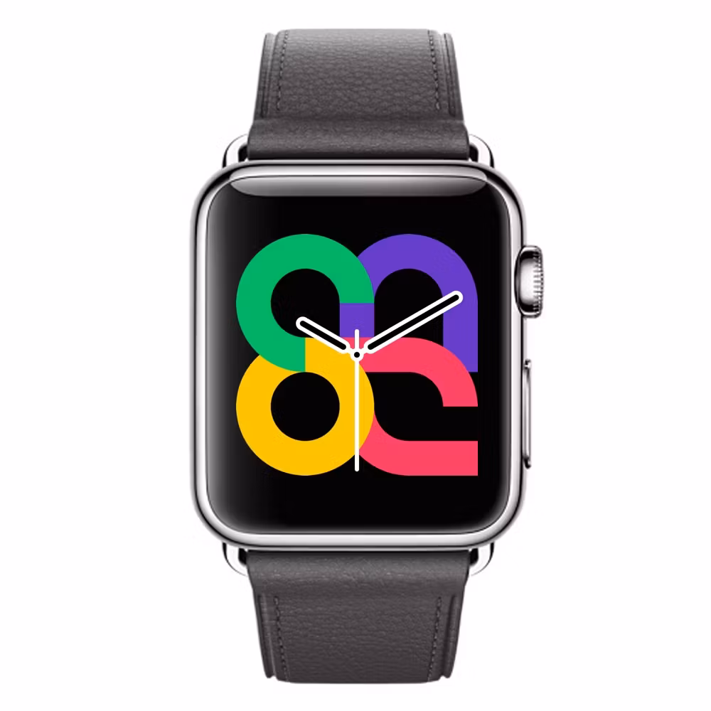Grey - Classic Buckle • Apple Watch Armband