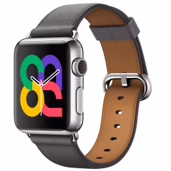 Grey - Classic Buckle • Apple Watch Armband