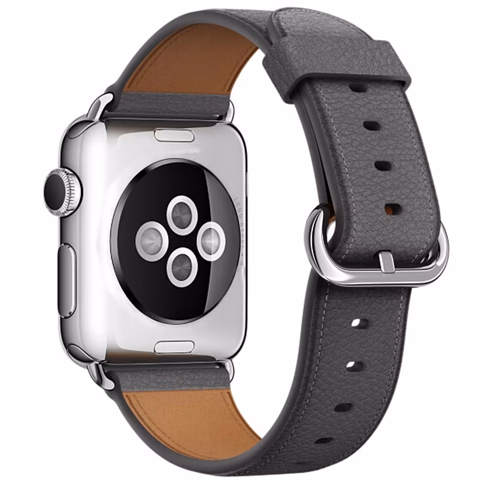 Grey - Classic Buckle • Apple Watch Armband