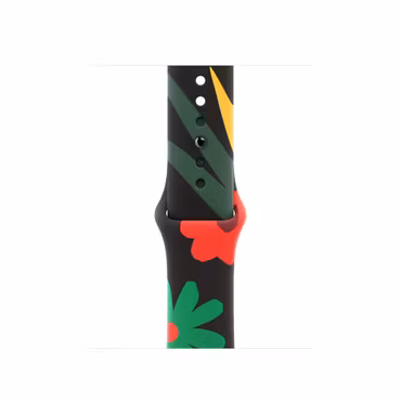 Black Unity / Bloom - Silicone Band • Apple Watch Armband