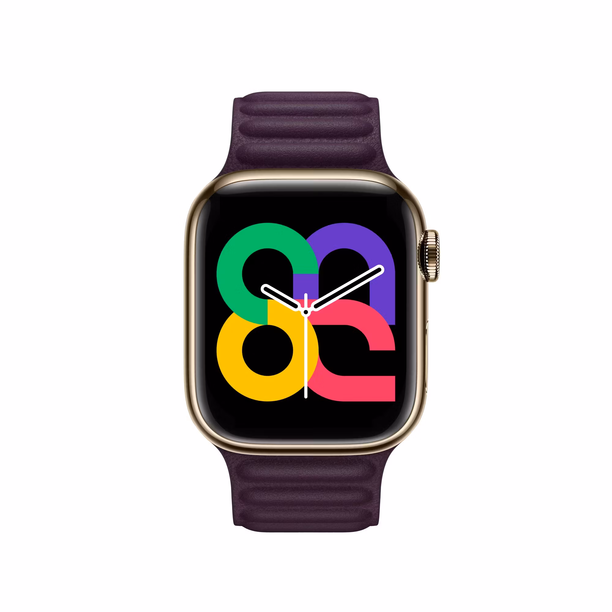 Dark Cherry - Leather Link • Apple Watch Armband