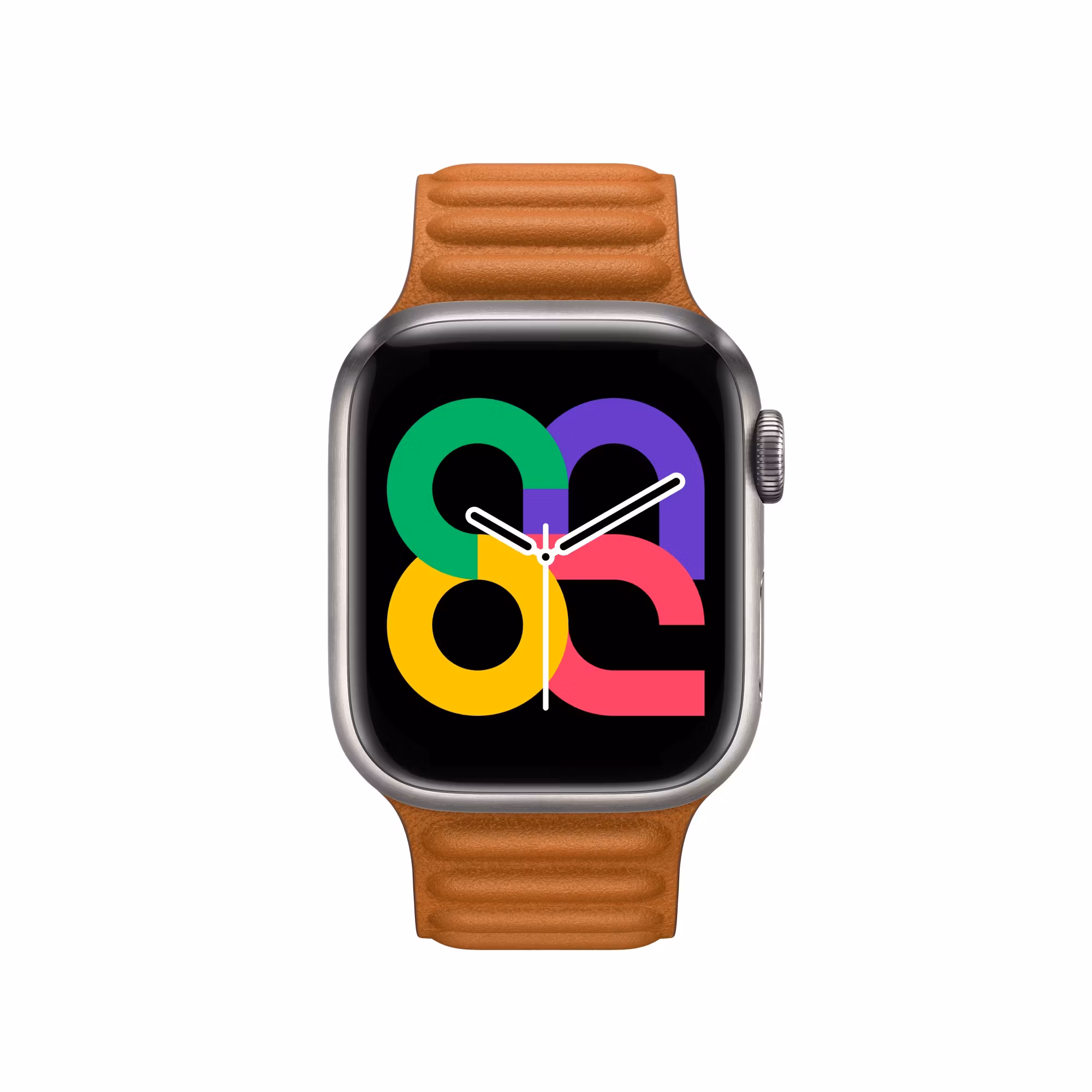 Golden Brown - Leather Link • Apple Watch Armband