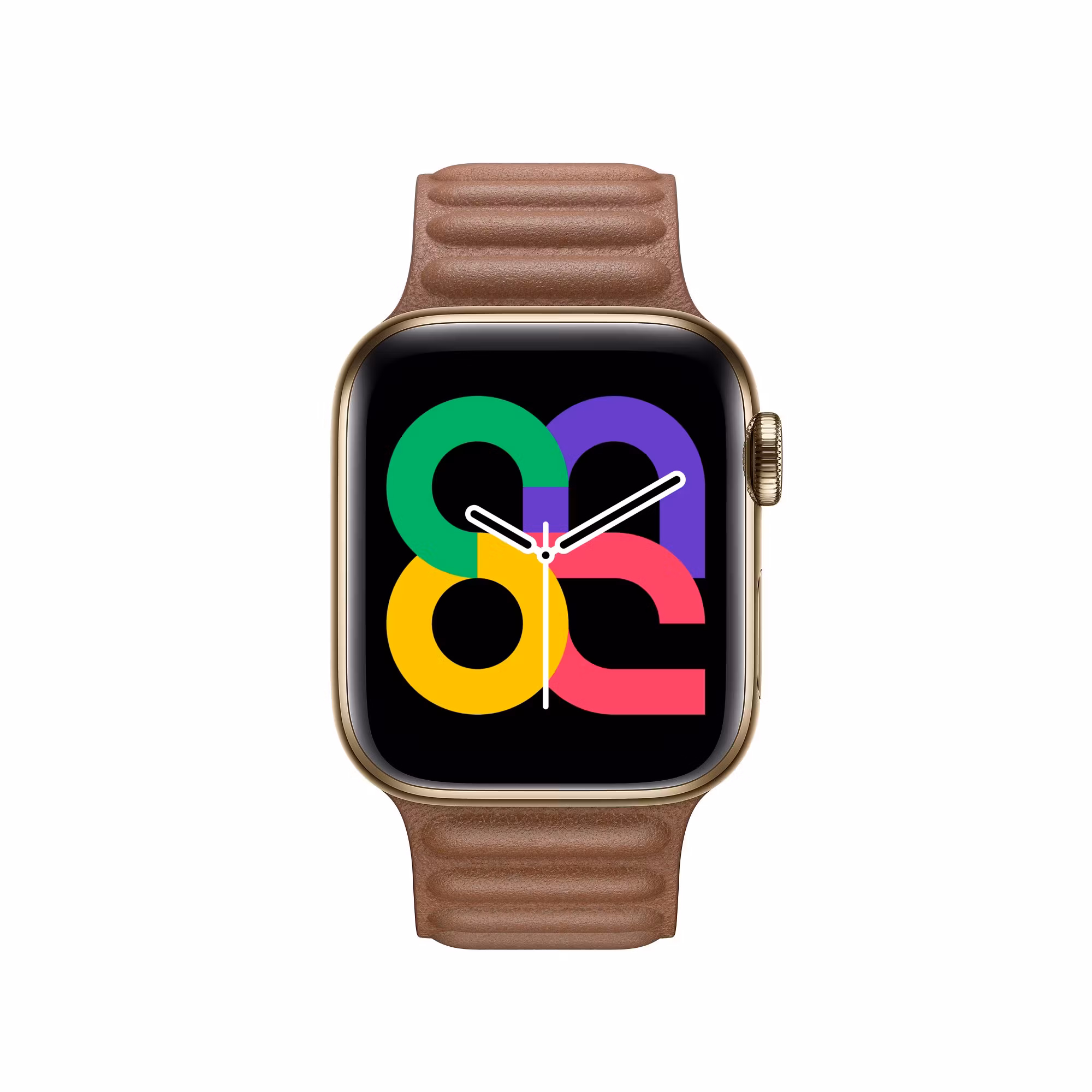 Saddle Brown - Leather Link • Apple Watch Armband