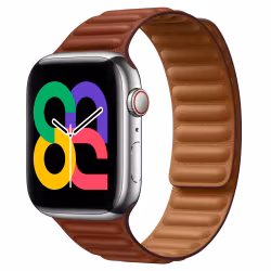 Umber - Leather Link • Apple Watch Armband