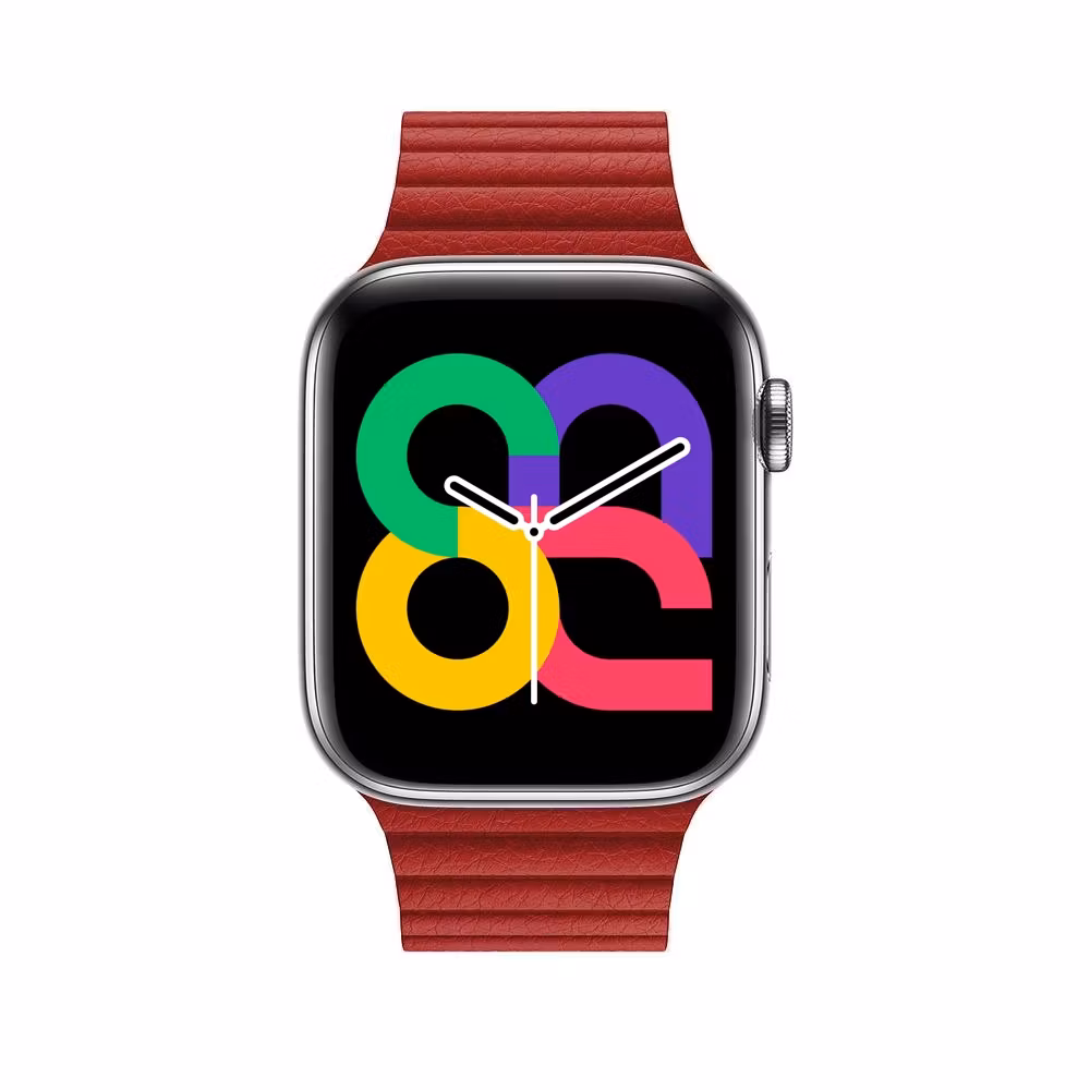 Red - Leather Loop • Apple Watch Armband