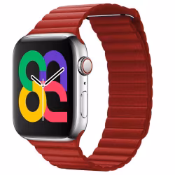 Red - Leather Loop • Apple Watch Armband