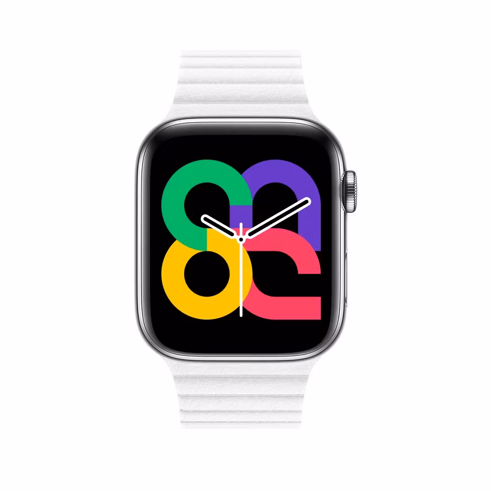 White - Leather Loop • Apple Watch Armband