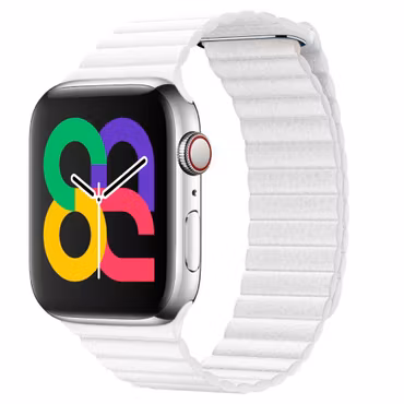 White - Leather Loop • Apple Watch Armband