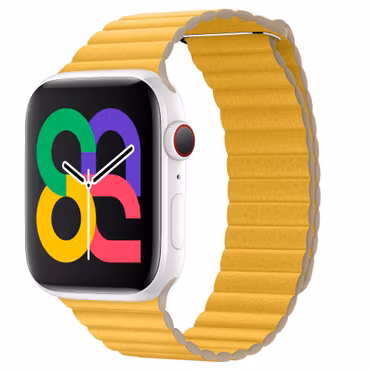 Yellow - Leather Loop • Apple Watch Armband